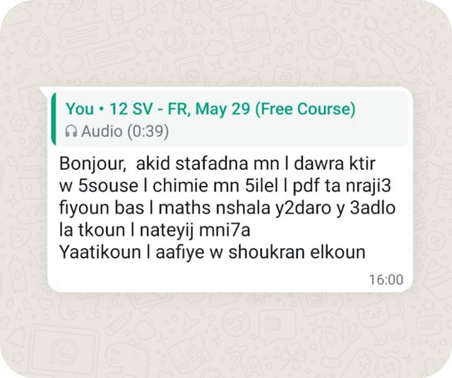 Testimonial number 2