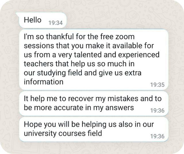 Testimonial number 16