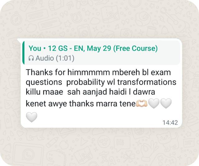 Testimonial number 19